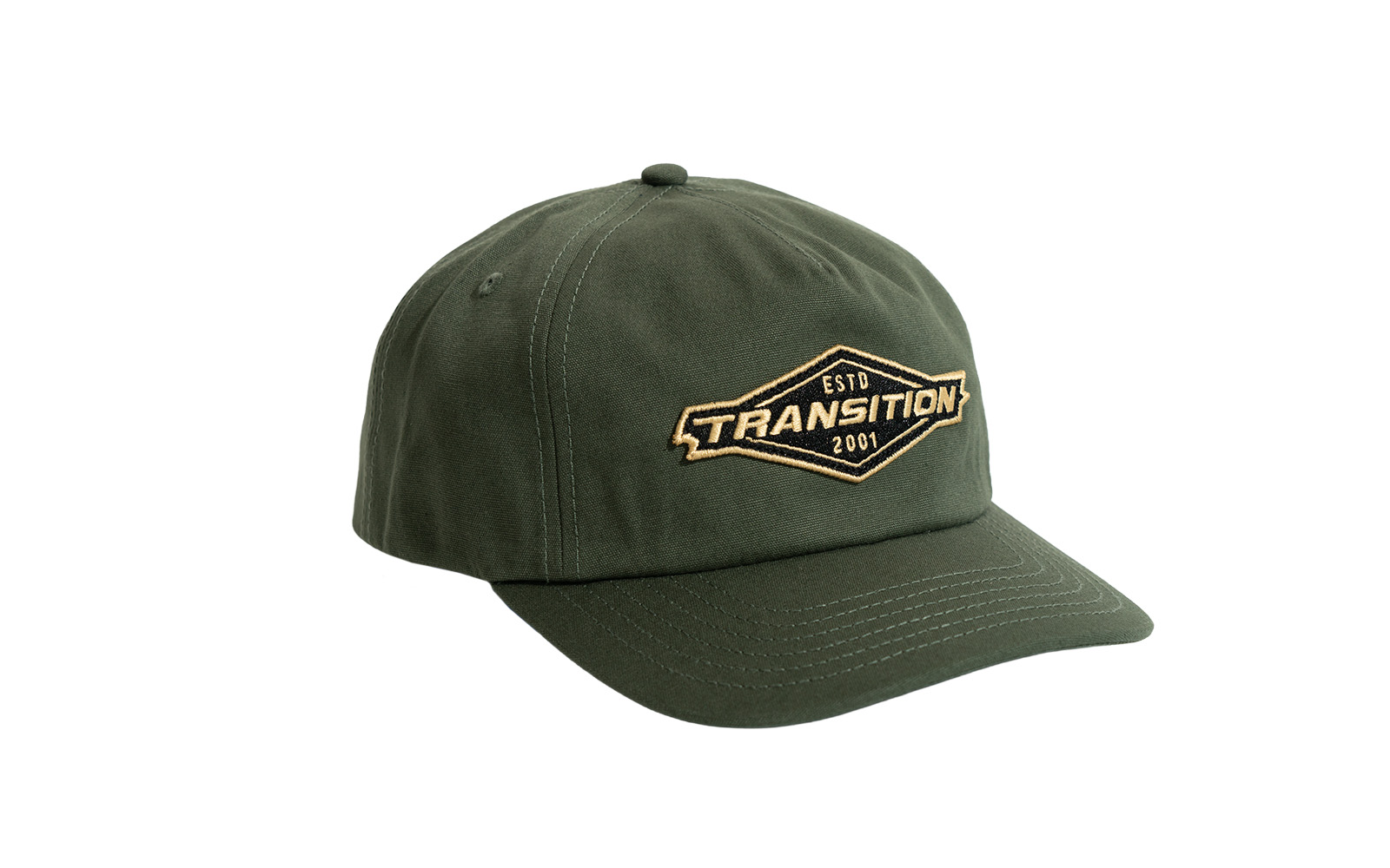 Unstructured Hat: Diamond Patch <br> Emerald